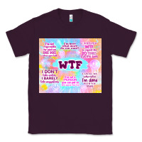 Plum sarcastic wtf Classic Tee - TumblerDesignByShophia