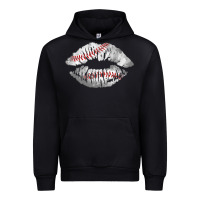 Black baseball lips Urban Hoodie - AdoDesignShop