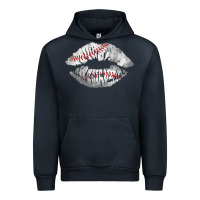 Navy baseball lips Urban Hoodie - AdoDesignShop