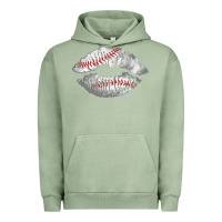 Pigment Oil Green baseball lips Urban Hoodie - AdoDesignShop
