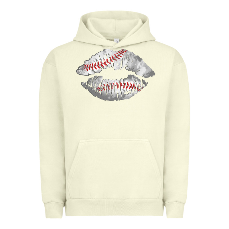 Baseball Lips Urban Hoodie by AdoDesignShop | Teevron
