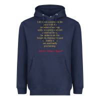 Navy Life Is Not A Journey To The Grave With The Intention Heavyweight Hoodie - longCreatives