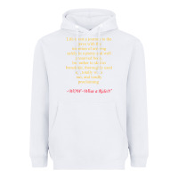 White Life Is Not A Journey To The Grave With The Intention Heavyweight Hoodie - longCreatives