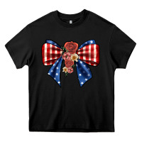 Black bow Heavy Core Tee - JahusDesignShop