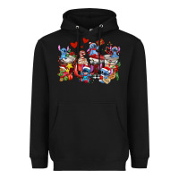 Black christmas stitch coffee cups Heavyweight Hoodie - AdoDesignShop