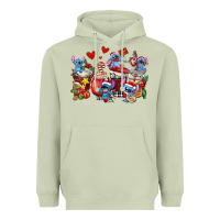 Matcha christmas stitch coffee cups Heavyweight Hoodie - AdoDesignShop