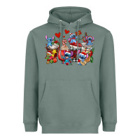 Sage christmas stitch coffee cups Heavyweight Hoodie - AdoDesignShop