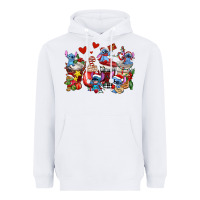 White christmas stitch coffee cups Heavyweight Hoodie - AdoDesignShop
