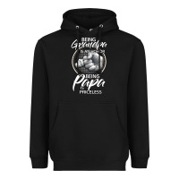 Black being grandpa is an honor being papa is priceless, gift dad Heavyweight Hoodie - longCreatives