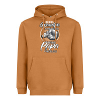 Meerkat being grandpa is an honor being papa is priceless, gift dad Heavyweight Hoodie - longCreatives