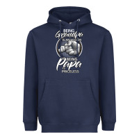 Being Grandpa Is An Honor Being Papa Is Priceless, Gift Dad Heavyweight Hoodie | Teevron