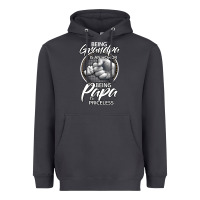 Smoke being grandpa is an honor being papa is priceless, gift dad Heavyweight Hoodie - longCreatives