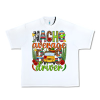 White Nacho average bus driver Mexico Urban Heavy Tee - HowdyJamesFarm