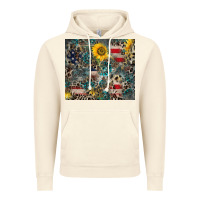 Vintage Artic America Flag Leopard Gemstone Sunflower Vintage Hoodie - CowCowDesign