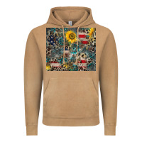 Vintage Camel America Flag Leopard Gemstone Sunflower Vintage Hoodie - CowCowDesign