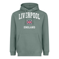 Sage Liverpool England Vintage Athletic Sports Design Heavyweight Hoodie - longCreatives