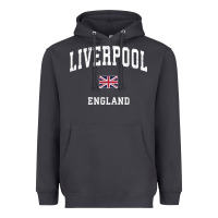 Smoke Liverpool England Vintage Athletic Sports Design Heavyweight Hoodie - longCreatives