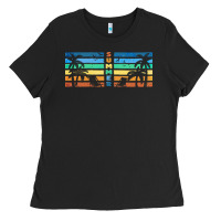 Black retro summer Ladies Tee - TumblerDesignByShophia