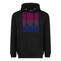 Black Bisexual Pride Subtle Bi Heavyweight Hoodie - longCreatives