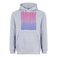 Heather Grey Bisexual Pride Subtle Bi Heavyweight Hoodie - longCreatives