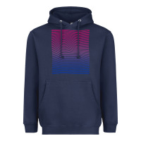 Navy Bisexual Pride Subtle Bi Heavyweight Hoodie - longCreatives