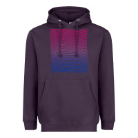 Plum Bisexual Pride Subtle Bi Heavyweight Hoodie - longCreatives