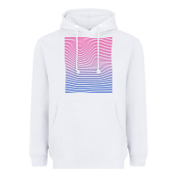 White Bisexual Pride Subtle Bi Heavyweight Hoodie - longCreatives