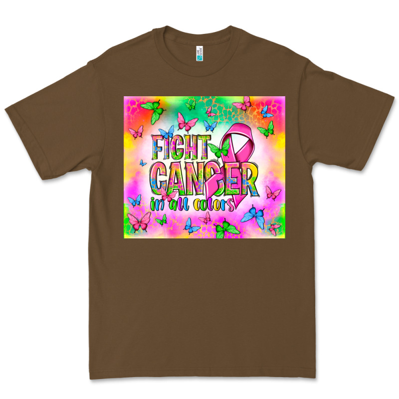 Fight Cancer In All Colors Premium Tee by NancyCooperArtShop | Teevron