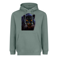 Sage Black Panther, Big Cat T Heavyweight Hoodie - longCreatives