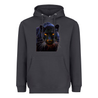 Smoke Black Panther, Big Cat T Heavyweight Hoodie - longCreatives