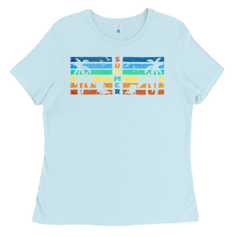 Retro Summer Ladies Tee by TumblerDesignByShophia | Teevron