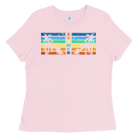 Bubblegum Pink retro summer Ladies Tee - TumblerDesignByShophia