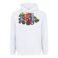 White Blaze and the Monster Machines and Friends Heavyweight Hoodie - longCreatives
