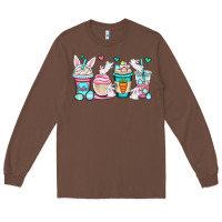 Chestnut Easter bunnies coffee cups Long Sleeve Tee - OliviaCreatesArt