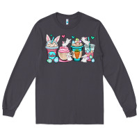 Smoke Easter bunnies coffee cups Long Sleeve Tee - OliviaCreatesArt