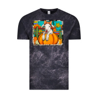 Cloud Black autumn sheep in a pumpkin Vintage Tee - Jasminsmagicworld