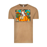 Vintage Camel autumn sheep in a pumpkin Vintage Tee - Jasminsmagicworld
