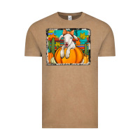 Vintage Coffee autumn sheep in a pumpkin Vintage Tee - Jasminsmagicworld