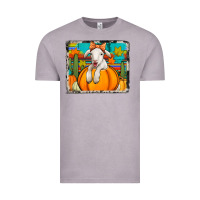Vintage Zinc autumn sheep in a pumpkin Vintage Tee - Jasminsmagicworld