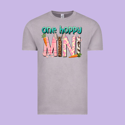 One Hoppy Mini Easter Day Vintage Tee Designed By Howdyjamesfarm