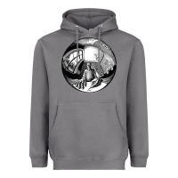 Storm M.C. Escher Spherical Self Portrait Heavyweight Hoodie - longCreatives