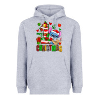 Heather Grey my first christmas stitch Heavyweight Hoodie - AdoDesignShop
