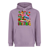 Lavender my first christmas stitch Heavyweight Hoodie - AdoDesignShop
