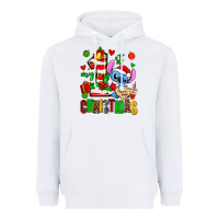 White my first christmas stitch Heavyweight Hoodie - AdoDesignShop