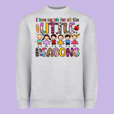 I Love My Job For All The Little Reasons Heavyweight Sweatshirt Designed By Artiststas