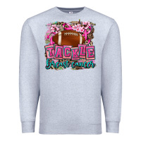 Heather Grey tackle breast cancer Premium Sweatshirt - AdoDesignShop