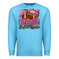 Ocean Blue tackle breast cancer Premium Sweatshirt - AdoDesignShop