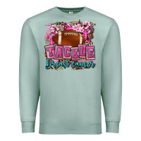 Seafoam tackle breast cancer Premium Sweatshirt - AdoDesignShop