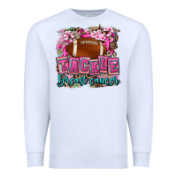 White tackle breast cancer Premium Sweatshirt - AdoDesignShop