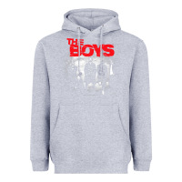 Heather Grey The Boys Graffiti Group Photo Heavyweight Hoodie - longCreatives